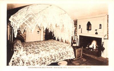 Washington Bed Room South Sudbury, Massachusetts Postcard