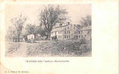 Wayside Inn Sudbury, Massachusetts Postcard