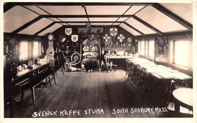 Svensk Kaffe Stuga South Sudbury, Massachusetts Postcard