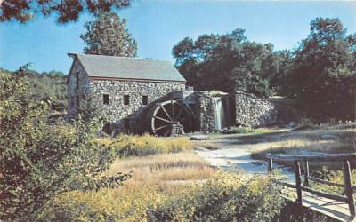 Grist Mill South Sudbury, Massachusetts Postcard