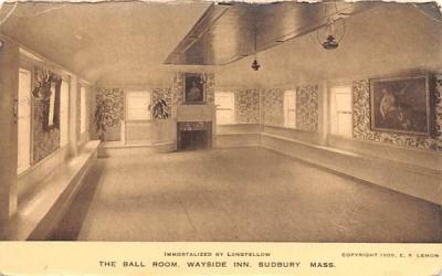 The Ball Room Sudbury, Massachusetts Postcard