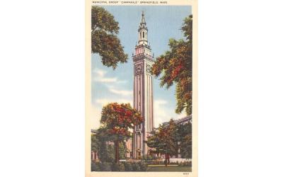 Municipal Group Springfield, Massachusetts Postcard