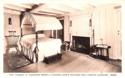 The Thomas W. Parsons Room South Sudbury, Massachusetts Postcard