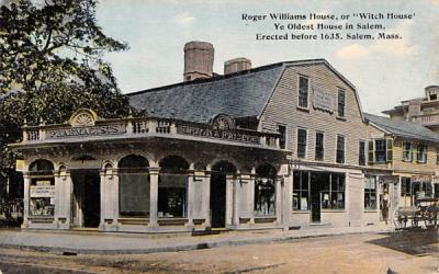 Roger Williams House Salem, Massachusetts Postcard