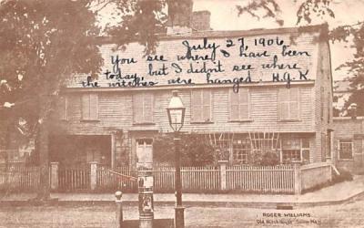Roger Willams Salem, Massachusetts Postcard