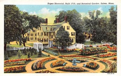 Ropes Memorial  Salem, Massachusetts Postcard