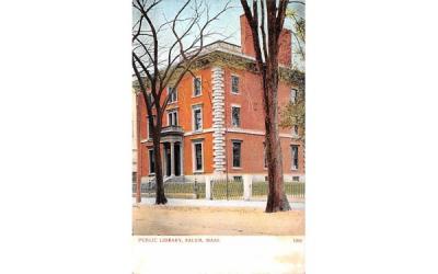 Public Library Salem, Massachusetts Postcard