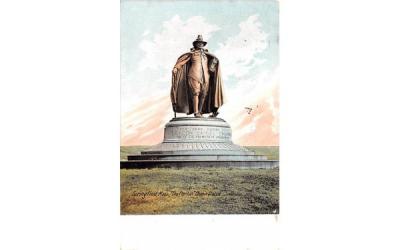 The Puritan Chapin Statue Springfield, Massachusetts Postcard
