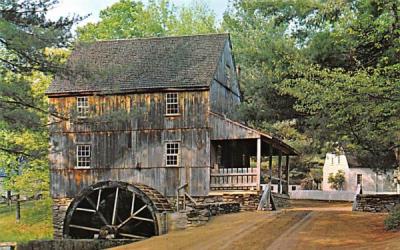 Wight's Gristmill Sturbridge, Massachusetts Postcard