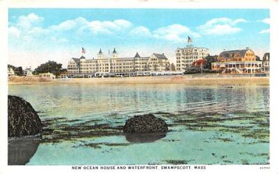 New Ocean House & Waterfront Swampscott, Massachusetts Postcard
