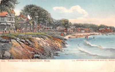 Fisherman's Beach Swampscott, Massachusetts Postcard