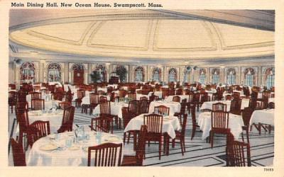 Main Dining Hall Swampscott, Massachusetts Postcard