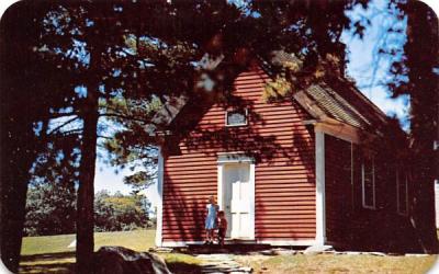 Little Red School House South Sudbury, Massachusetts Postcard