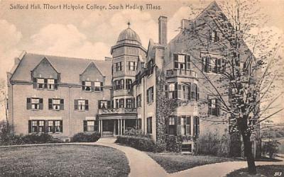 Safford Hall South Hadley, Massachusetts Postcard