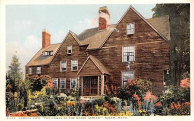 Garden View  Salem, Massachusetts Postcard