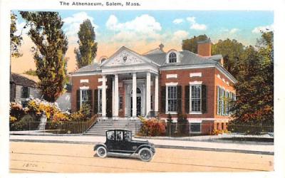The Athenaeum Salem, Massachusetts Postcard