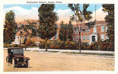 Saltinstall School Salem, Massachusetts Postcard
