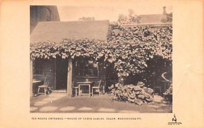 Tea House Entrance Salem, Massachusetts Postcard
