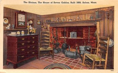 The Kitchen  Salem, Massachusetts Postcard