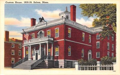 Custom House Salem, Massachusetts Postcard