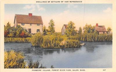 Pioneer's Village Salem, Massachusetts Postcard