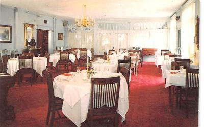 The Front Dining Room Stockbridge, Massachusetts Postcard
