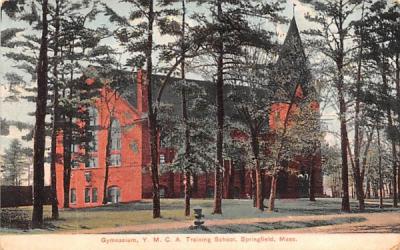 Gymnasium Springfield, Massachusetts Postcard