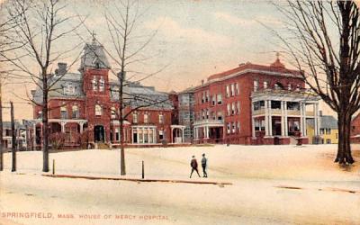 House of Mercy Hospital Springfield, Massachusetts Postcard