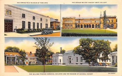 The William Pynchon Memorial Building & The Museum of Natural History Springfield, Massachusetts Postcard