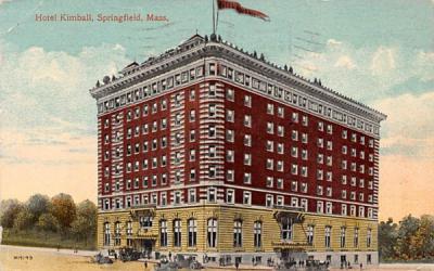 Hotel Kimball Springfield, Massachusetts Postcard