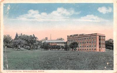 City Hospital Springfield, Massachusetts Postcard