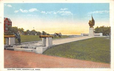 Central Park Somerville, Massachusetts Postcard