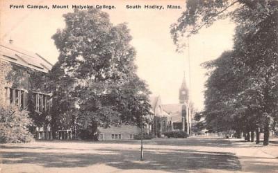 Front Campus South Hadley, Massachusetts Postcard