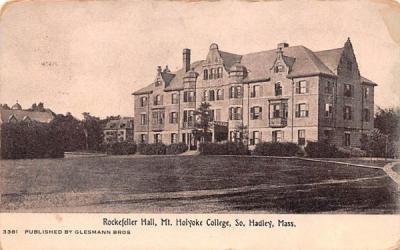 Rockefeller Hall South Hadley, Massachusetts Postcard