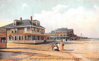 Ocean View House & Newark House Salisbury Beach, Massachusetts Postcard