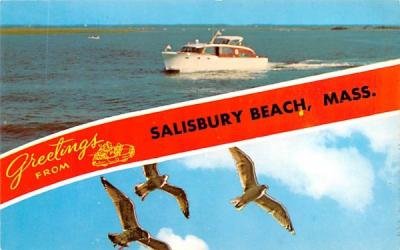 Greetings from Salisbury Beach, Mass Massachusetts Postcard