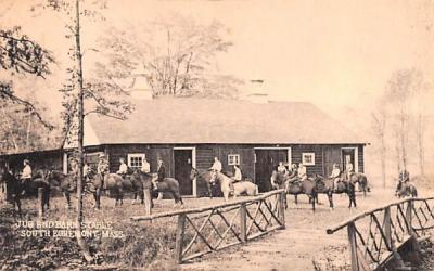 Jug End Barn Stable South Egremont, Massachusetts Postcard