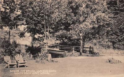 Beside The Brook South Egremont, Massachusetts Postcard