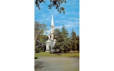 The Famouse Christopher Wren Church Sandwich, Massachusetts Postcard