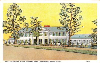Sweetheart Tea House Shelburne Falls, Massachusetts Postcard