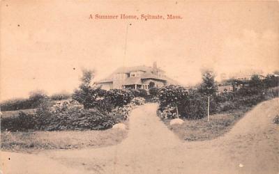 A Summer House Scituate, Massachusetts Postcard