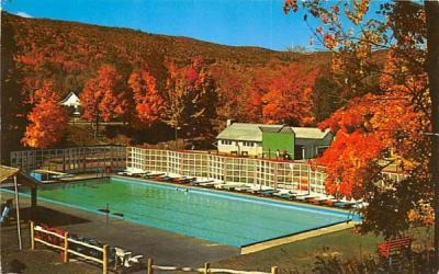 Heated & Windscreened Pool South Egremont, Massachusetts Postcard
