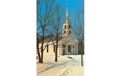 Meetinghouse  Sturbridge, Massachusetts Postcard