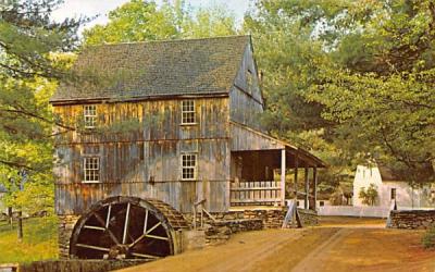 Wight's Gristmill  Sturbridge, Massachusetts Postcard
