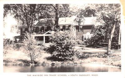 The Wayside Inn Trade School South Sudbury, Massachusetts Postcard