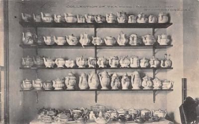 Collection of Tea Pots Stockbridge, Massachusetts Postcard