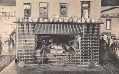 Dining Room Fireplace Stockbridge, Massachusetts Postcard