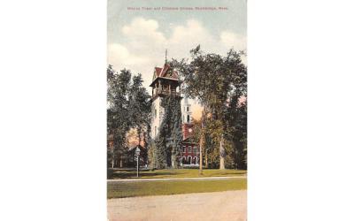 Mission Tower & Childrens Chimes Stockbridge, Massachusetts Postcard
