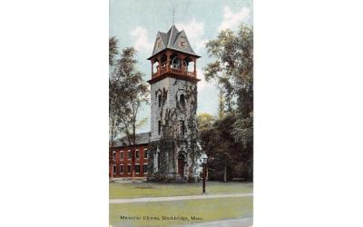 Memorial Chimes Stockbridge, Massachusetts Postcard