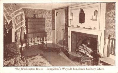 The Washington Room South Sudbury, Massachusetts Postcard